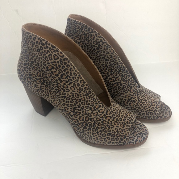 Lucky Brand Shoes - Lucky Brand Middle Exposure PeepToe Ankle Boot